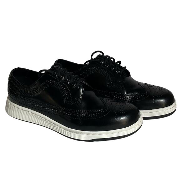 Dr. Martens  Gabe SoftWair Black Leather Brogue Oxford Men’s Sz 7 / EU 39 - Picture 4 of 13